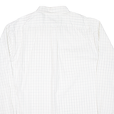 NAUTICA Mens Shirt White Check Long Sleeve XL
