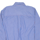CHAPS Mens Shirt Blue Striped Long Sleeve XL