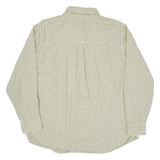 CHAPS Mens Shirt Yellow Check Long Sleeve XL