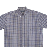NAUTICA Mens Shirt Blue Check L