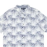 NAUTICA Slim Fit Mens Shirt White Floral XL