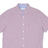 NAUTICA Mens Shirt Red Check M