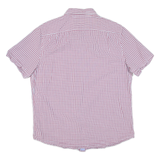 NAUTICA Mens Shirt Red Check M