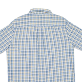 CHAPS Mens Shirt Blue Check L