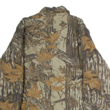 DUXBAK Realtree Mens Coat Brown Twill 90s Camouflage 2XL