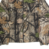 BIG BILL Mens Fleece Jacket Brown Camouflage XL