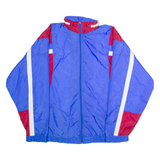 MACGREGOR Mens Shell Jacket Blue Nylon 90s Hooded M