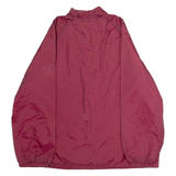 SEARS Mens Coach Jacket Maroon Nylon 80s XL
