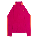 THE NORTH FACE Womens Fleece Jacket Pink Colourblock S