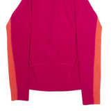 THE NORTH FACE Womens Fleece Jacket Pink Colourblock S