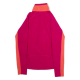 THE NORTH FACE Womens Fleece Jacket Pink Colourblock S