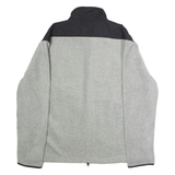 NAUTICA Mens Fleece Jacket Grey Colourblock XL