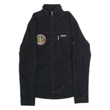 PATAGONIA UMASS Surgery Mens Fleece Jacket Black USA XS
