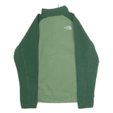 THE NORTH FACE Womens Fleece Jacket Green Colourblock L