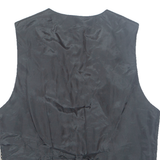 Womens Blazer Waistcoat Black 90s Spotted UK 10