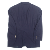BURBERRY Mens Blazer Jacket Blue Wool 90s M