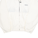 NAUTICA Mesh Lined Mens Windbreaker Jacket Cream L