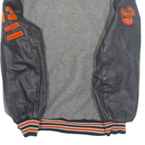 JBS Mens Varsity Jacket Grey 90s L