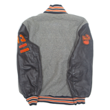 JBS Mens Varsity Jacket Grey 90s L
