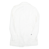 ZARA Womens Pea Jacket White S