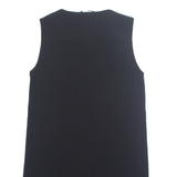 ZARA Open Sleeveless Womens Blazer Jacket Black M