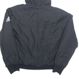 ADIDAS Womens Jacket Black Hooded UK 18