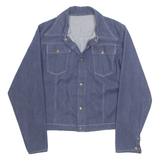 Mens Denim Jacket Blue 90s L