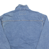 PORT Mens Denim Jacket Blue 90s L