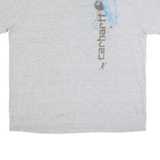 CARHARTT Mens T-Shirt Grey L