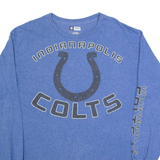 NFL Indianapolis Colts Mens T-Shirt Blue Long Sleeve USA L