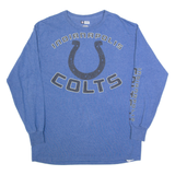 NFL Indianapolis Colts Mens T-Shirt Blue Long Sleeve USA L