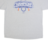 REEBOK Indianapolis Colts Mens T-Shirt Grey USA L