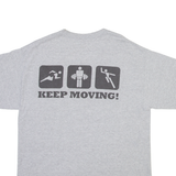 CHAMPION Mens T-Shirt Grey M