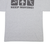 CHAMPION Mens T-Shirt Grey M