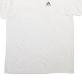 ADIDAS Mens T-Shirt White L