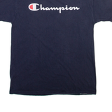 CHAMPION Mens T-Shirt Blue M