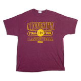 CHAMPION Minnesota Mens T-Shirt Maroon USA XL