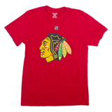 REEBOK Chicago Blackhawks Mens T-Shirt Red USA S