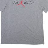 AIR JORDAN Mens T-Shirt Grey L