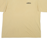ADIDAS Mens T-Shirt Yellow L