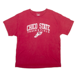 CHAMPION Chico State Mens T-Shirt Red USA XL
