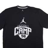 AIR JORDAN Mens T-Shirt Black L