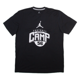 AIR JORDAN Mens T-Shirt Black L