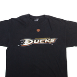 OLD TIME HOCKEY Anaheim Ducks Mens T-Shirt Black USA L