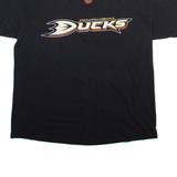OLD TIME HOCKEY Anaheim Ducks Mens T-Shirt Black USA L