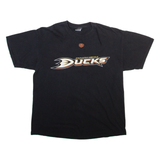 OLD TIME HOCKEY Anaheim Ducks Mens T-Shirt Black USA L