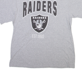 NFL Las Vegas Raiders Mens T-Shirt Grey USA L