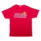 HANES Mens T-Shirt Red L