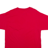 HANES Mens T-Shirt Red L