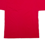 HANES Mens T-Shirt Red L